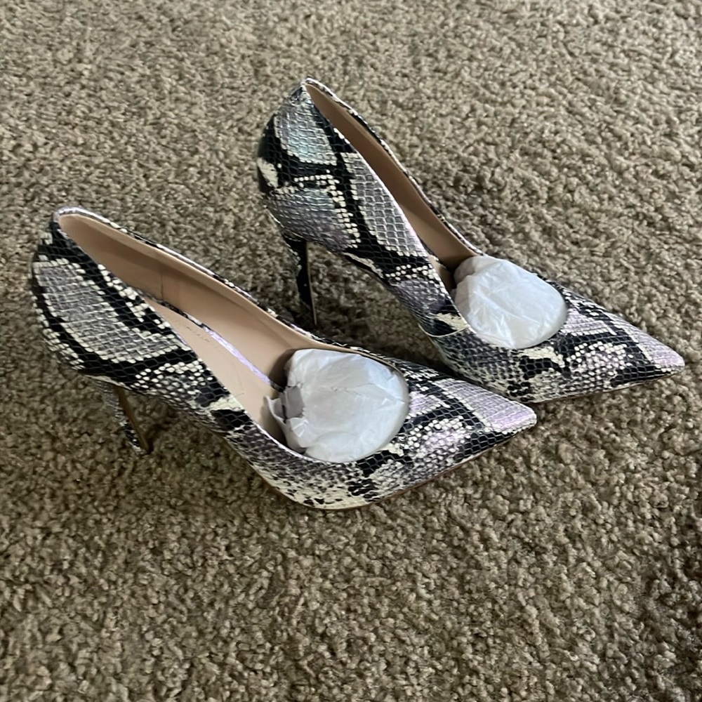 Snake Skin Heels